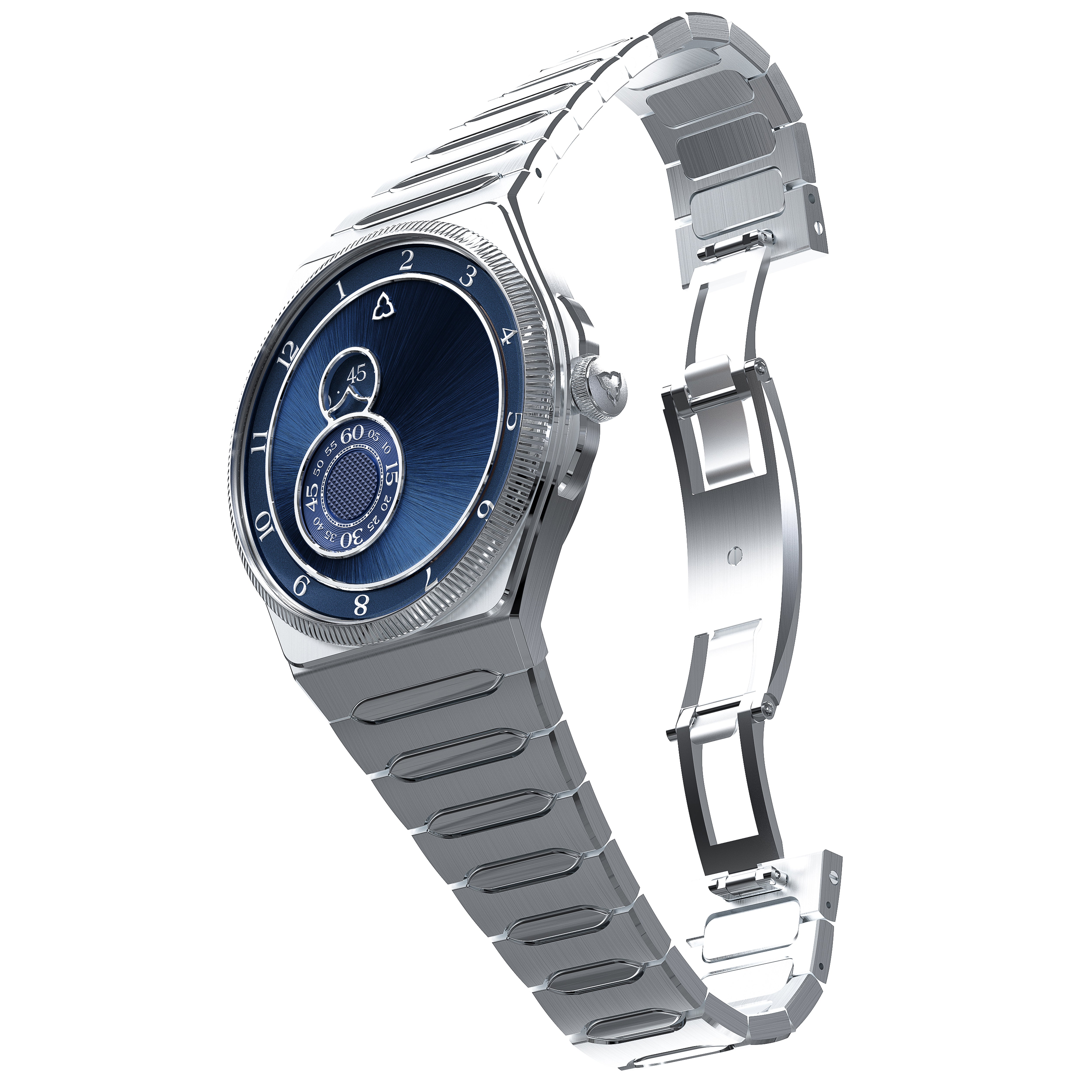 trente-deux sunray blue 316L steel case