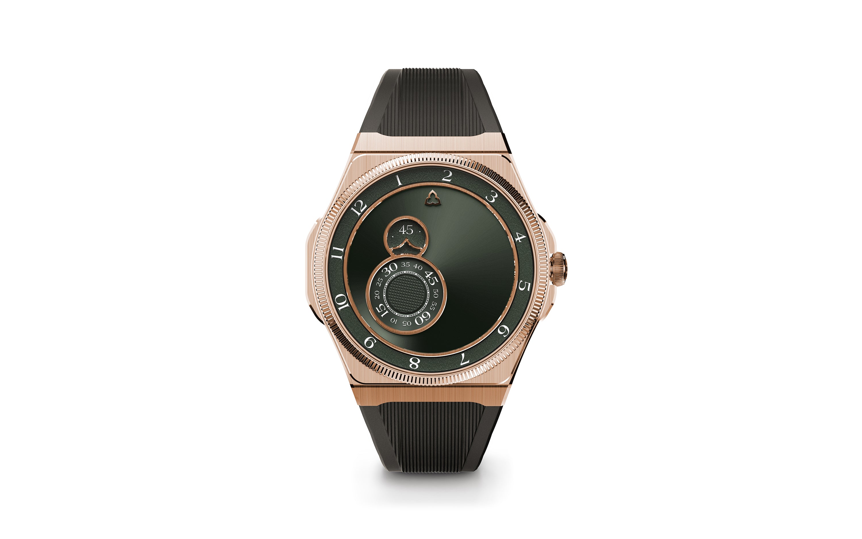 trente-deux sunray green rose gold case lifestyle