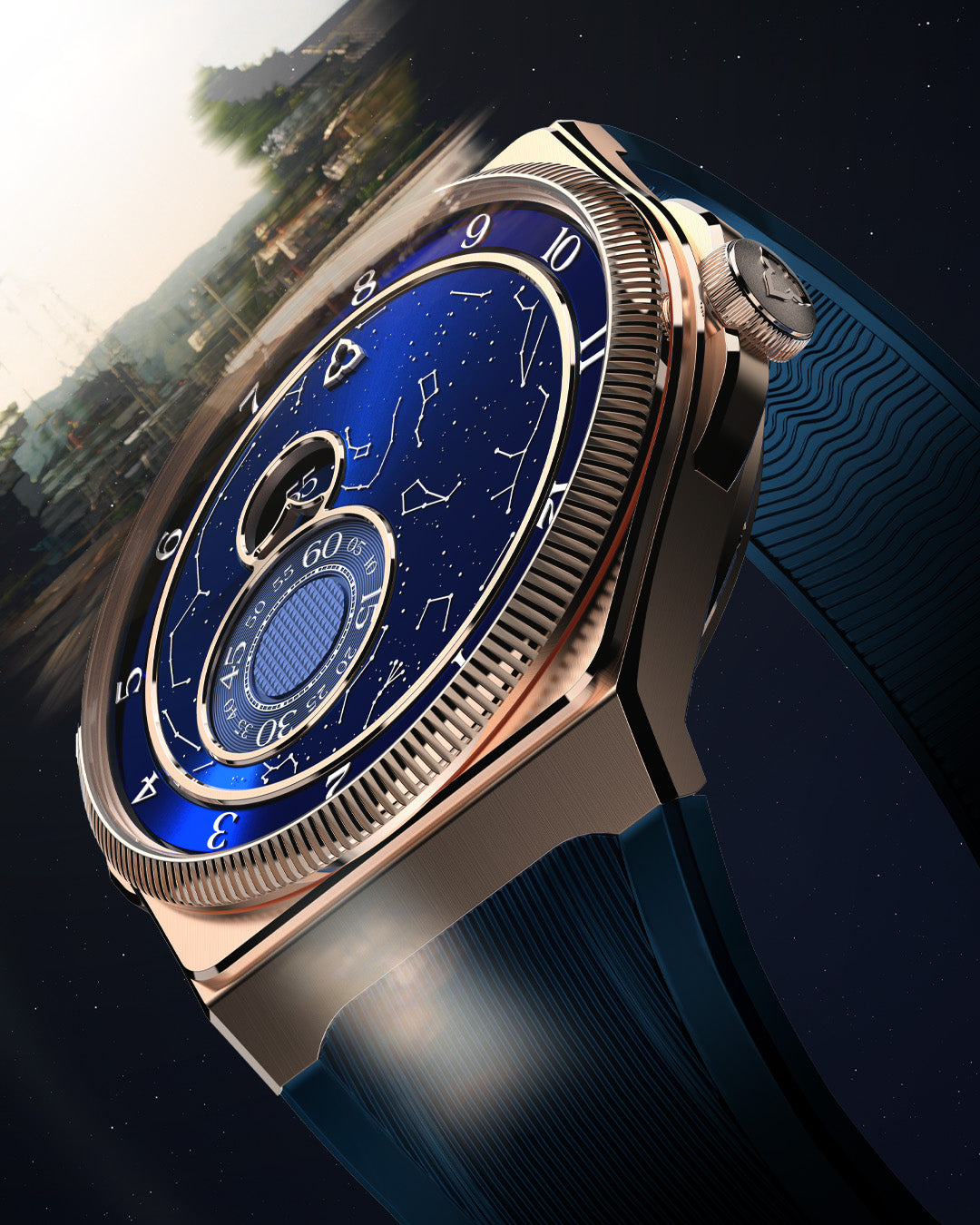 trilobe secret rose gold case 