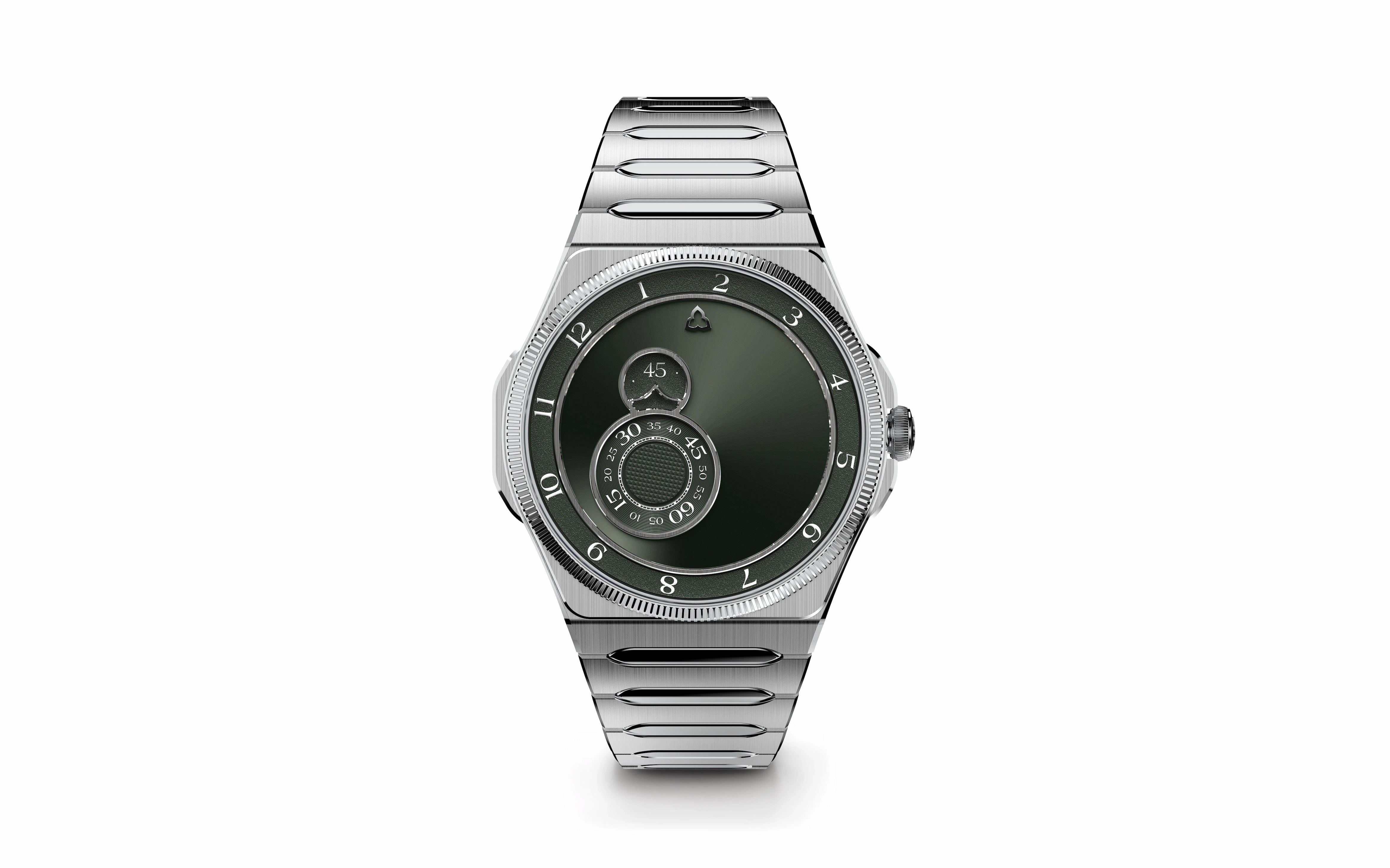 trilobe trente deux sunray green watch