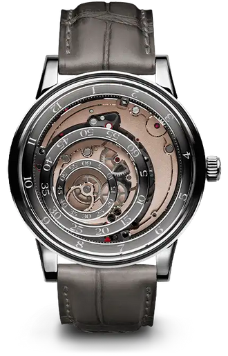 montre trilobe une folle journée bracelet cuir alligator calibre x-nihilo