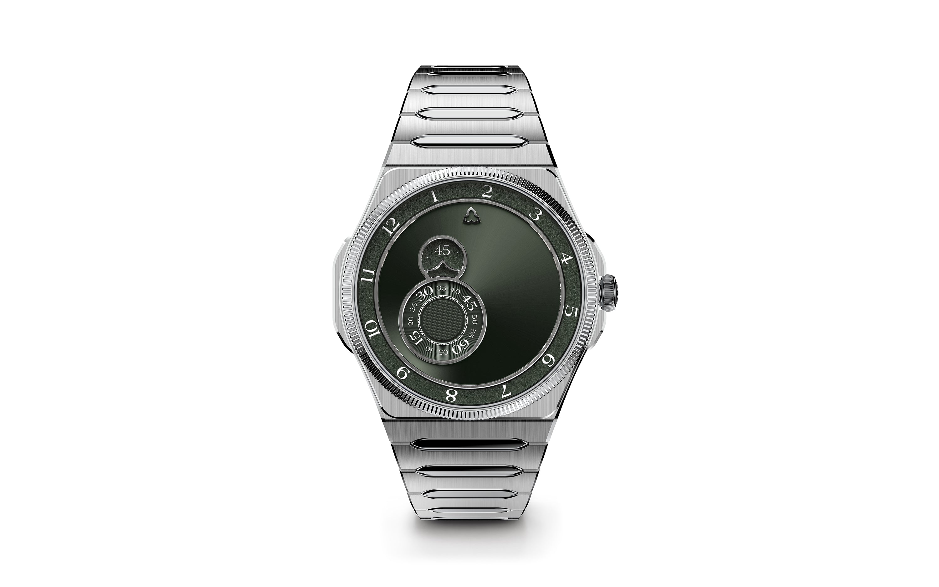 trente-deux sunray green 316L steel case