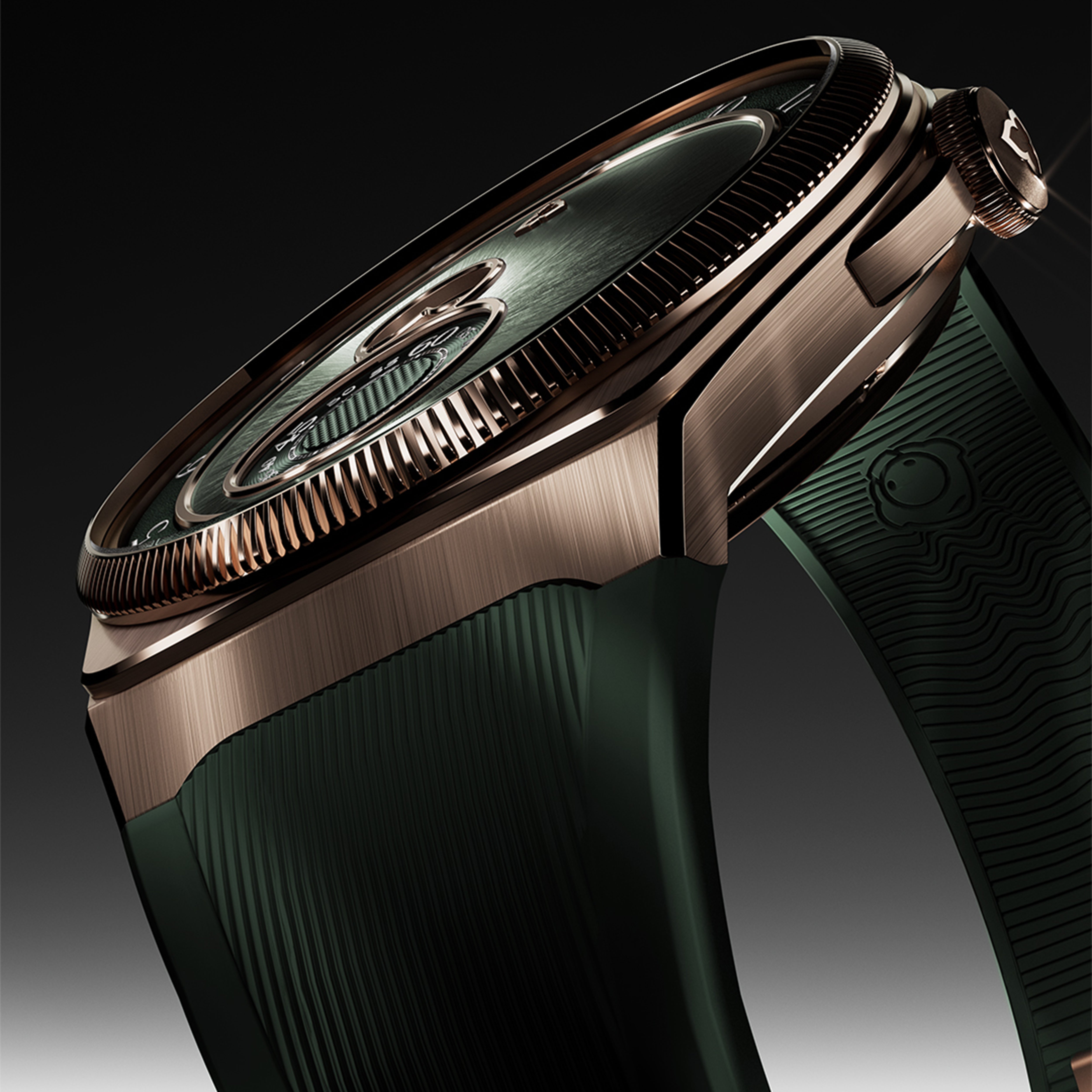 trente-deux sunray green rose gold case 