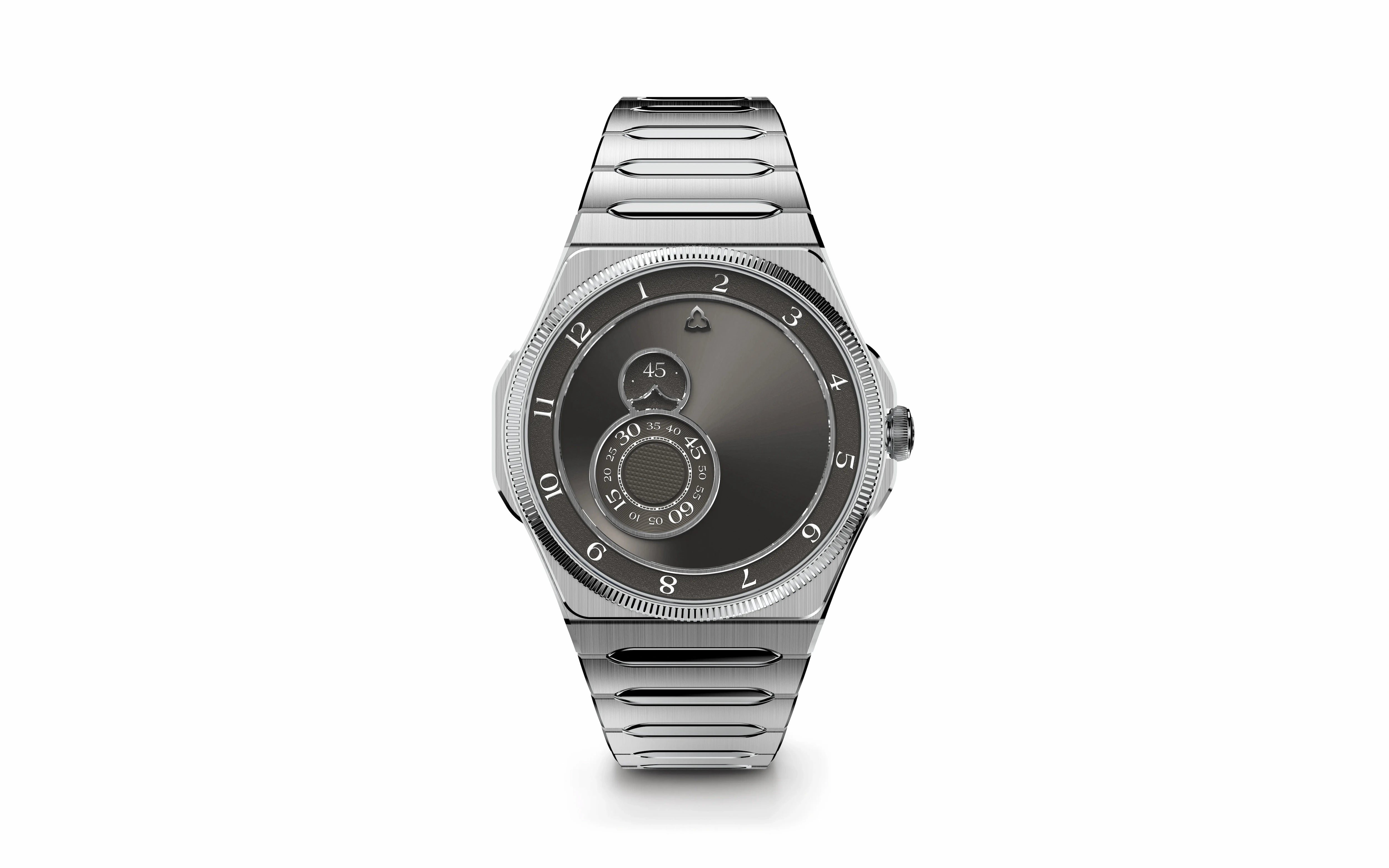 trilobe trente deux sunraygrey steel case