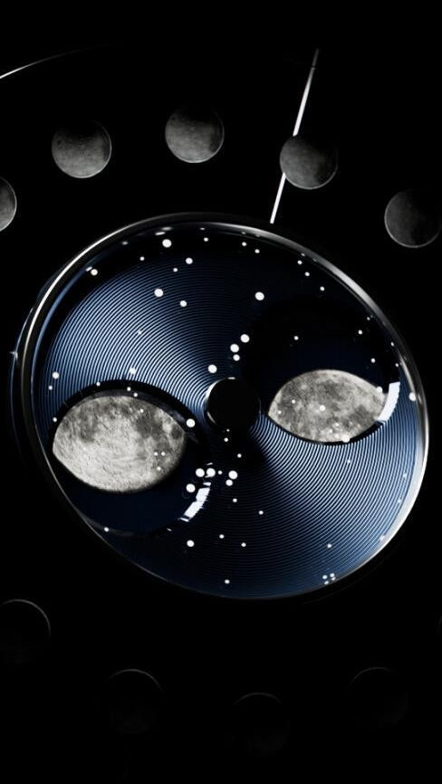 trilobe l'heure exquise watch phase de lune