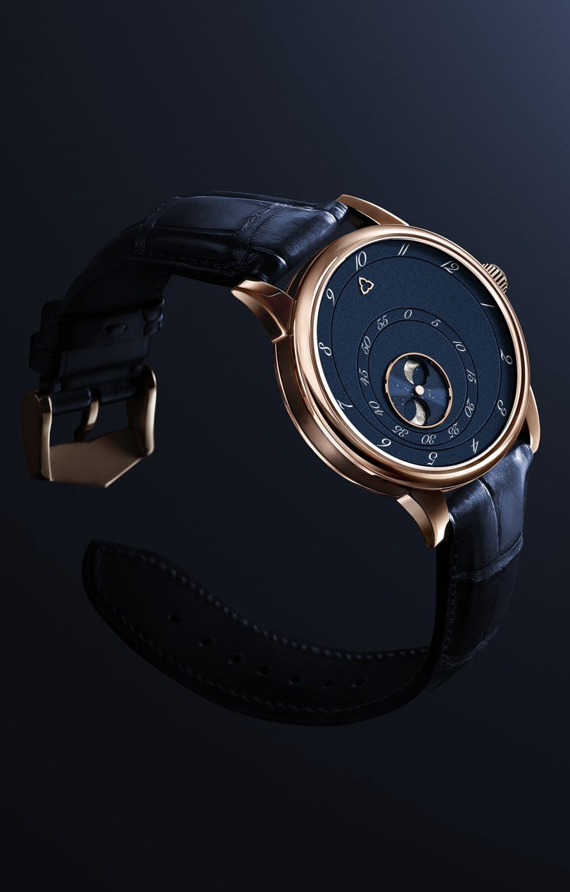 trilobe l'heure exquise watch rose gold case